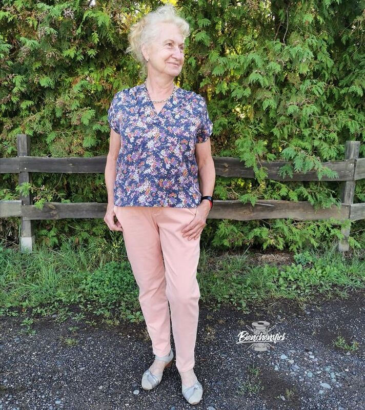 Kria Bluse Schnittmuster & Nähanleitung Größe 32 bis 46 - Bild 12