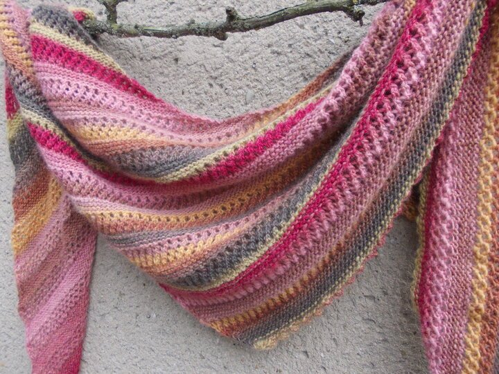 Dreiecktuch mit Pikotrand