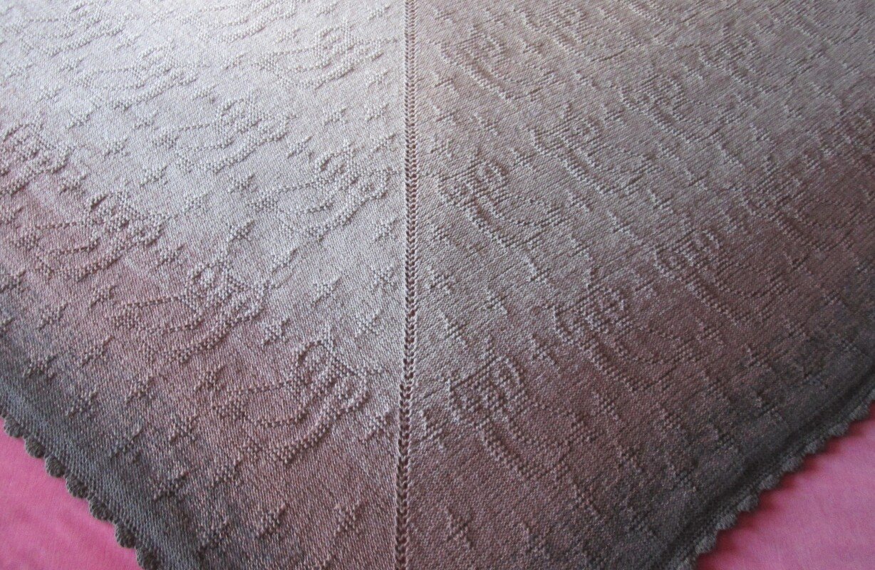 Anleitung "KLEINE EULE"  Dreiecktuch