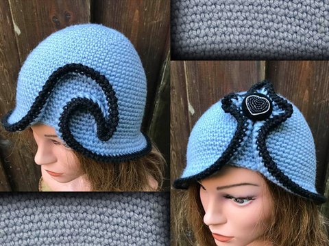 einfaches Häkelhütchen *2 Variationen*