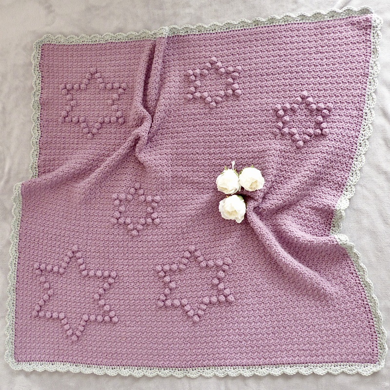 Babydecke "Twinkle Little Star" häkeln - Bild 3