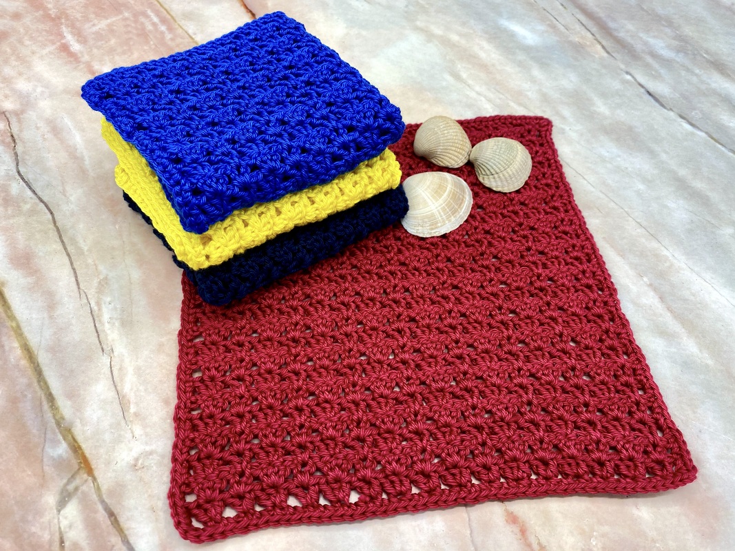 Häkelanleitung für Spültuch, Waschlappen - sehr einfach - Bild 2