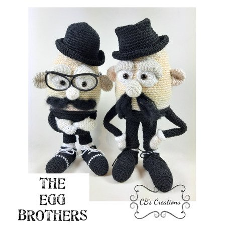 The Egg Brothers, Amigurumi Crochet Pattern
