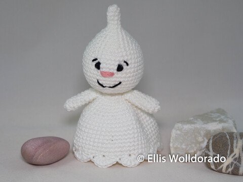 Gespenst Cleo, Häkelanleitung