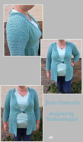 Cinderella - Jacke/Weste/ Mantel häkeln im RVO