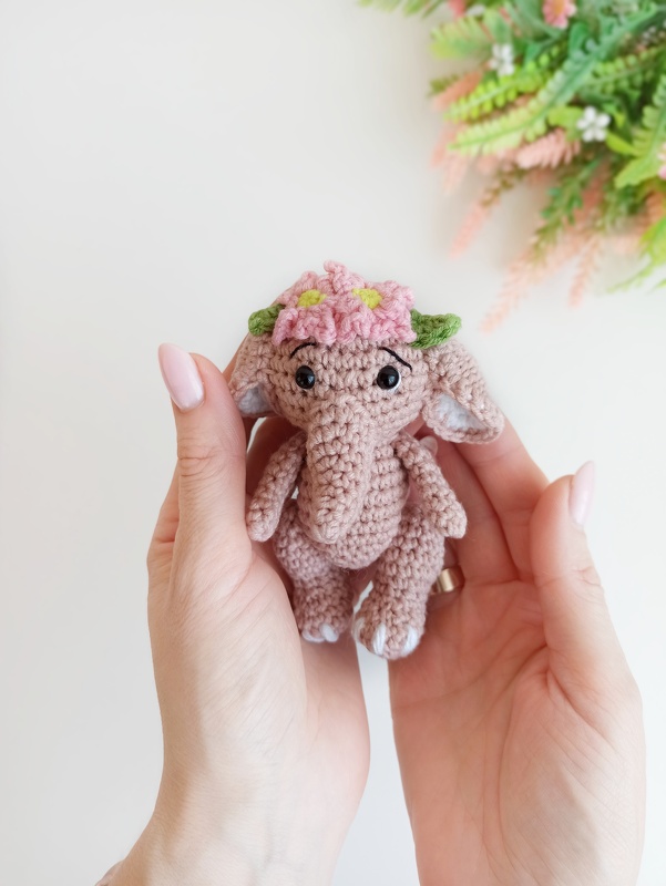 Amigurumi baby elephant crochet pattern - Image 7
