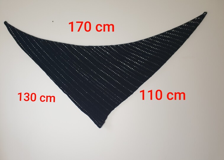 Anleitung Dark Rose Schal