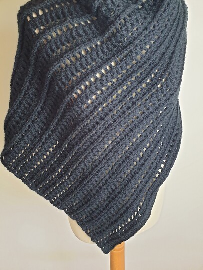 Anleitung Dark Rose Schal