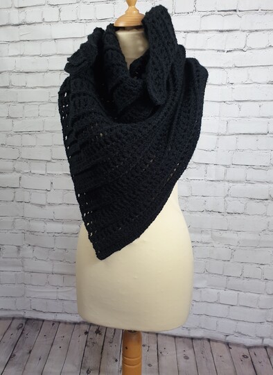 Anleitung Dark Rose Schal