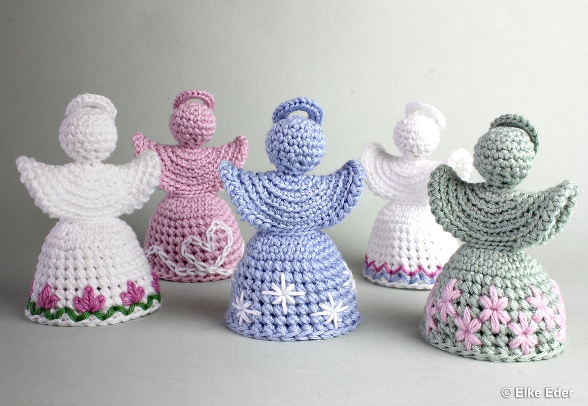 Süßer Engel "Lovely" zum Besticken - Häkelanleitung - Bild 3