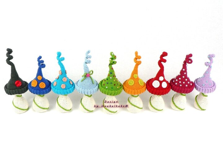Mushroom-Deco -- Crochet Pattern by Haekelkeks®