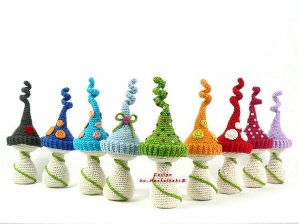 Mushroom-Deco -- Crochet Pattern by Haekelkeks®