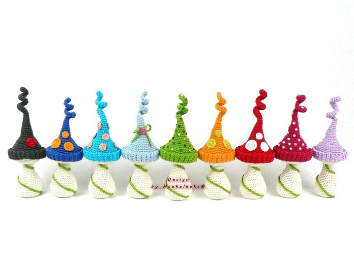 Mushroom-Deco -- Crochet Pattern by Haekelkeks®