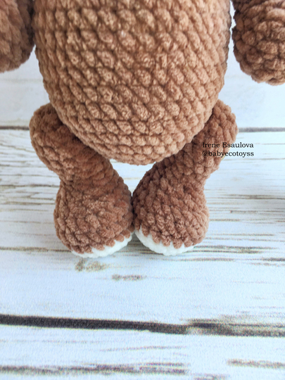 Crochet Amigurumi Pattern Plush bears Brownie
