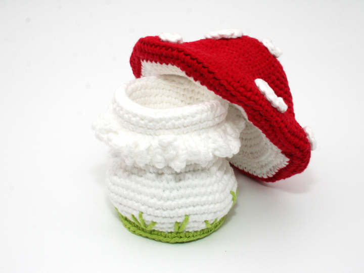 Mushroom - Egg Cozy, Decoration - Crochet Pattern