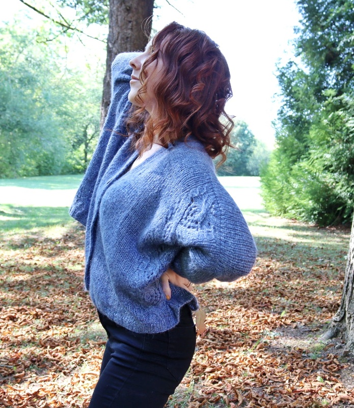 Strickanleitung oversize Cardigan ++ Fenja ++ , XS-XL - Bild 7