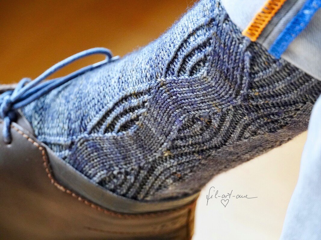 „Westside Socks“, Strickanleitung Größe 38 – 45, einfache Ferse - Bild 8