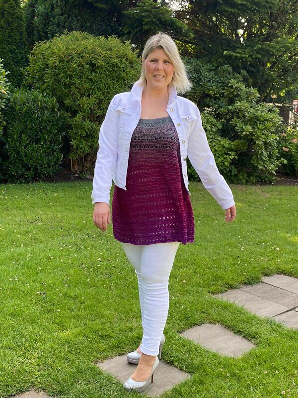 Häkelanleitung Tunika Bezaubernd Größe XS-XXXL - Bild 3