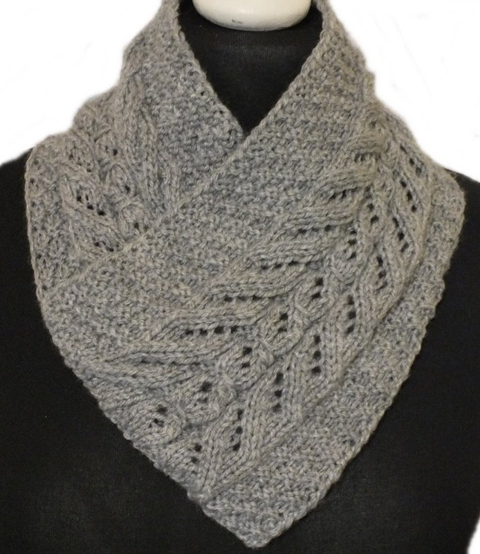 2 Strickanleitungen Set Schalkragen und Mütze - Bild 2