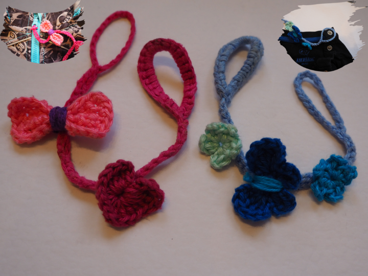 Babyrassel Perlenkette, Klick-Klack und Schnullerkette Anleitunsset