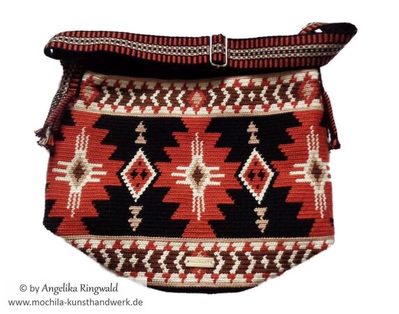 Pattern for Mochila "Pagosa"/ Single-Thread-Technique of Wayuu