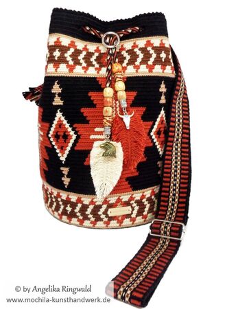 Pattern for Mochila "Pagosa"/ Single-Thread-Technique of Wayuu