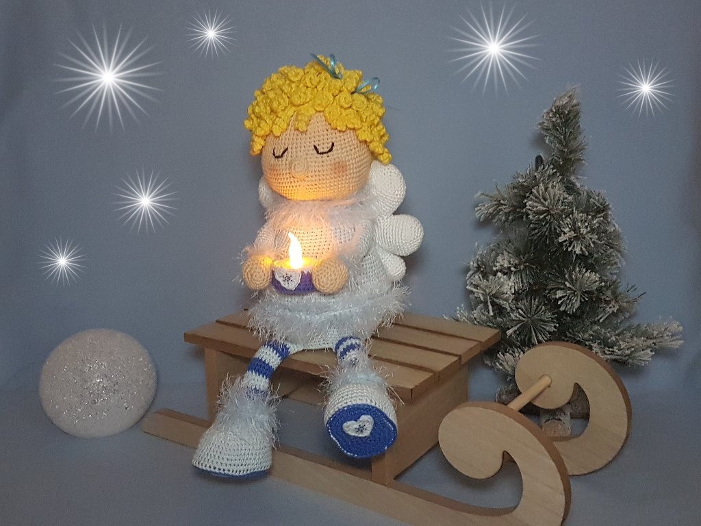 Häkelanleitung, Engelchen Esme