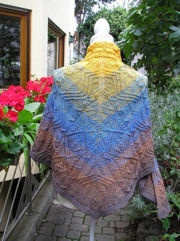 Strickanleitung Dreieckstuch "Winterabend" - Bild 3