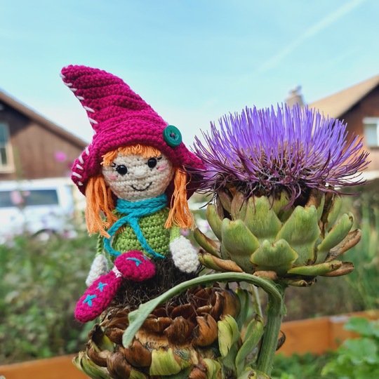 Kleine Hexe Walburga häkeln