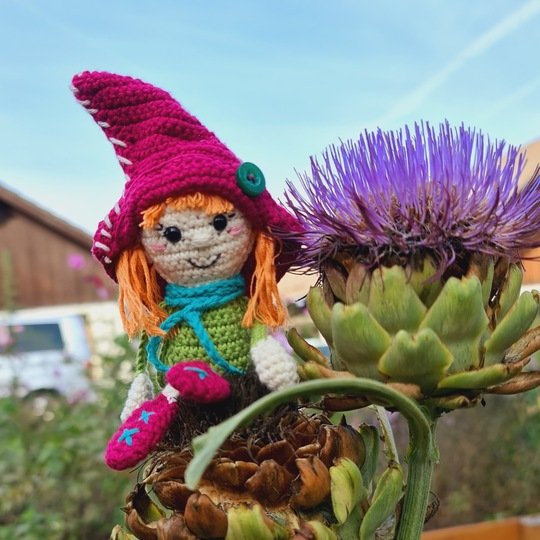 Kleine Hexe Walburga häkeln