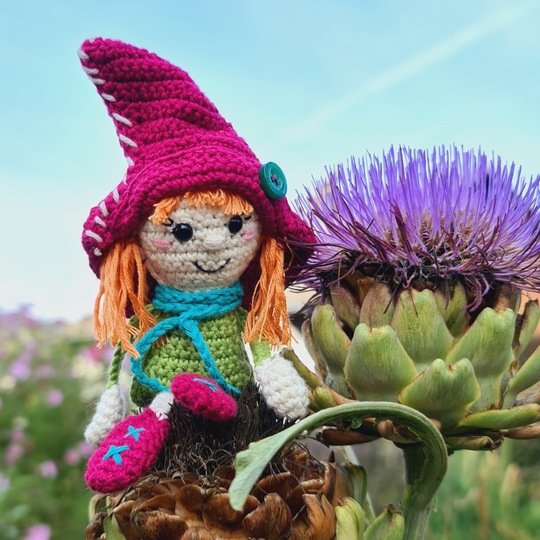 Kleine Hexe Walburga häkeln