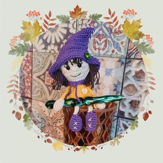 Kleine Hexe Walburga häkeln