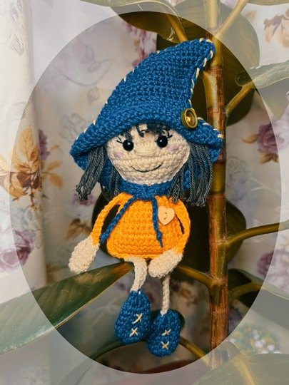 Kleine Hexe Walburga häkeln