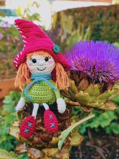 Kleine Hexe Walburga häkeln