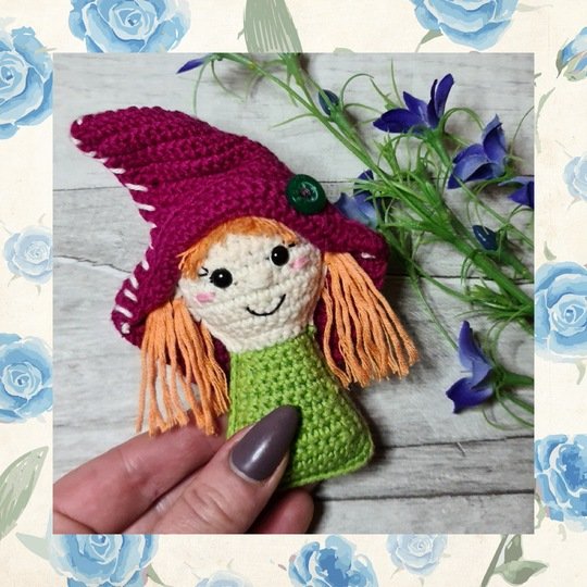 Kleine Hexe Walburga häkeln