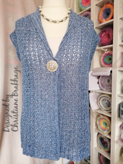 Anleitung "Insa" Schal-Kragen-Weste