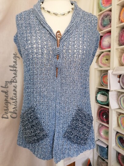 Anleitung "Insa" Schal-Kragen-Weste