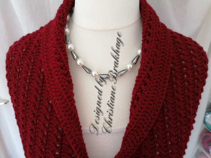 Anleitung "Insa" Schal-Kragen-Weste