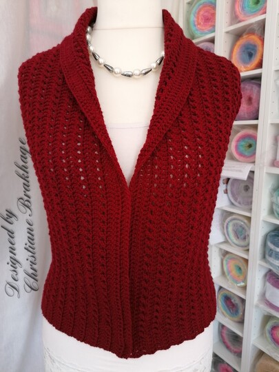 Anleitung "Insa" Schal-Kragen-Weste