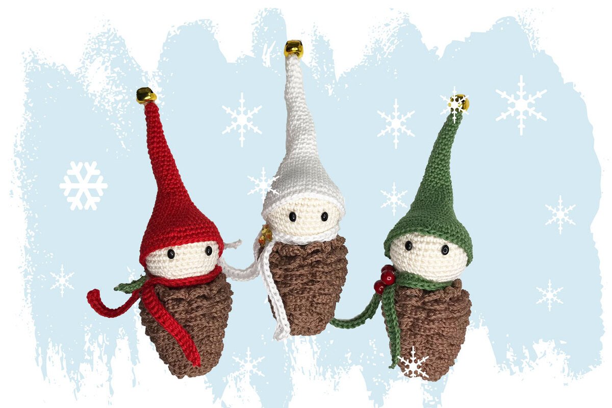 Zapfenwichtel Häkelanleitung Amigurumi