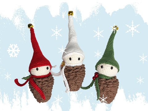 Zapfenwichtel Häkelanleitung Amigurumi