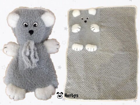 Strickanleitung Babydecke"Eisbär"