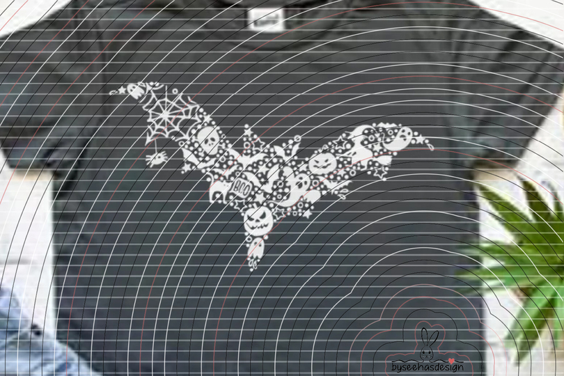 Fledermaus Plotterdatei SVG DXF