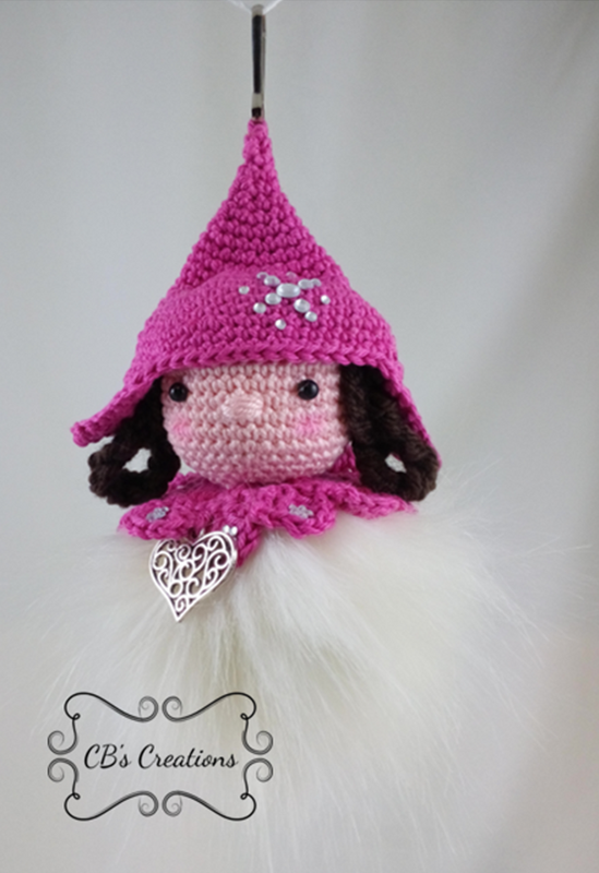 Funnies Fizz, Fezz and Furr, Crochet Pattern, with fur pompon - Image 2