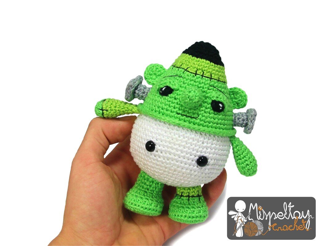 Frankenstein Eggie collection amigurumi pattern - Image 3