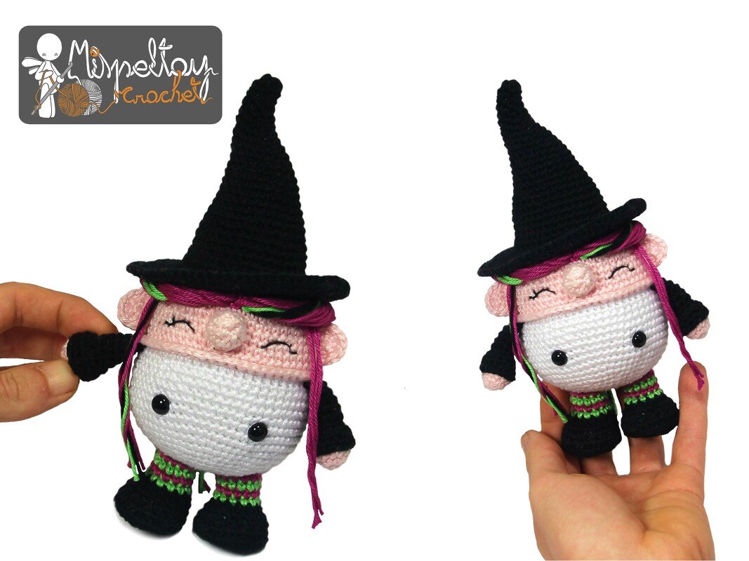 Witch Eggie collection amigurumi pattern