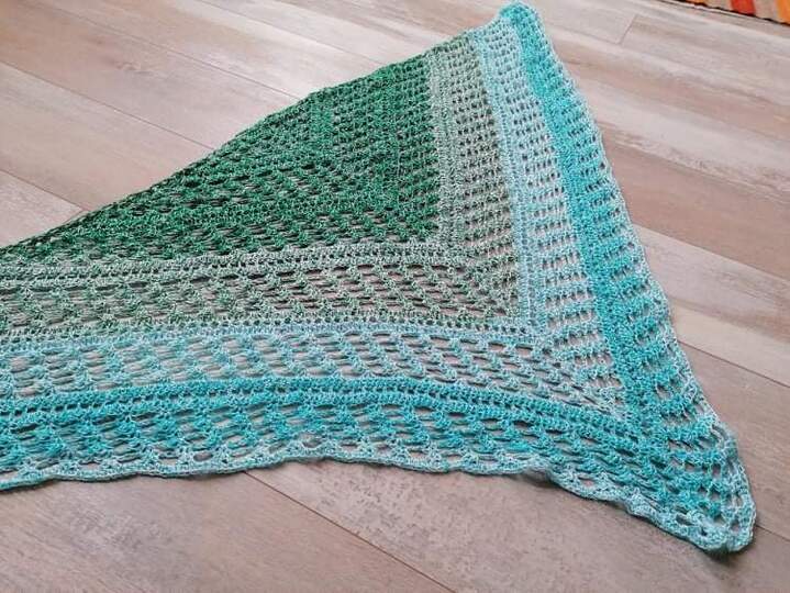 Anleitung Tuch Denise häkeln