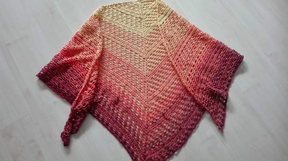 Anleitung Tuch Denise häkeln