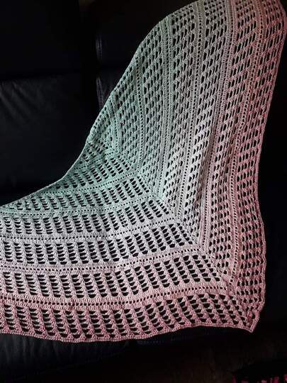 Anleitung Tuch Denise häkeln