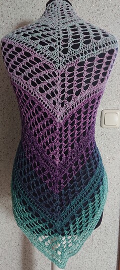 Anleitung Tuch Denise häkeln